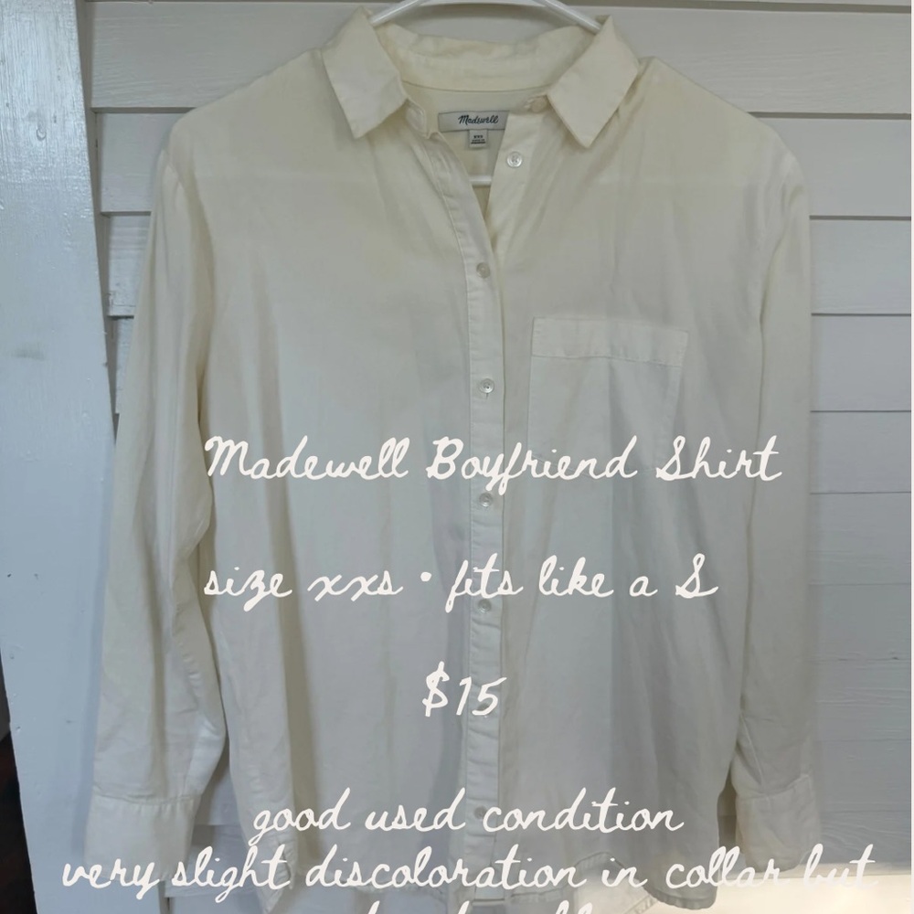 Madewell Boyfriend Shirt